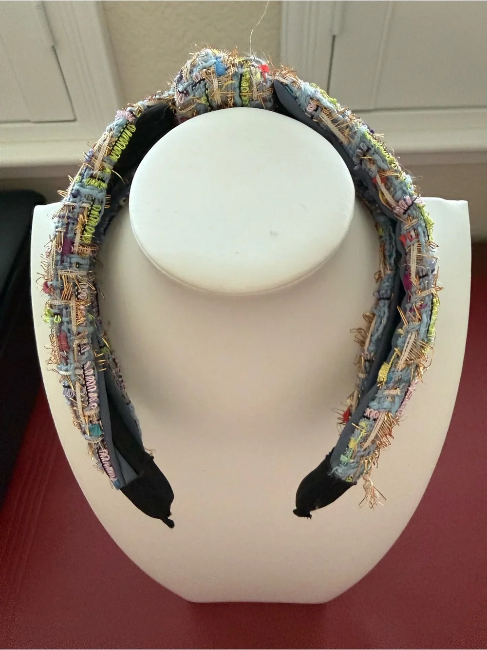 Multicolor Tweed Textured Knot Headband